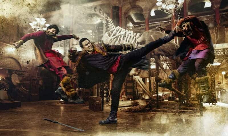 Daniel Wu as Sunny in a scene fight in AMC's Into the Badlands