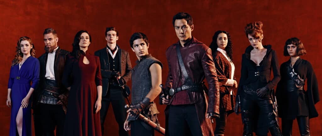 Daniel Wu as Sunny and the rest of the cast for AMC's Into the Badlands. TV Series Review