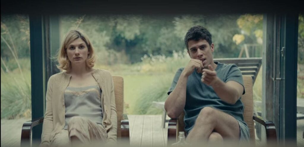 Toby Kebbell and Jodie Whittaker in Black Mirror (2011)