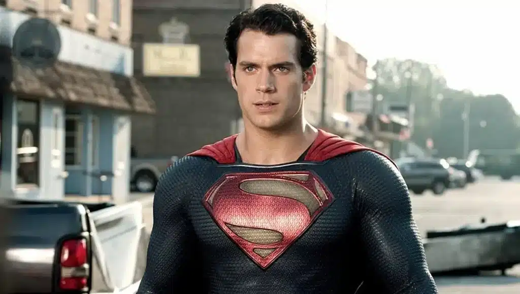 Henry Cavill as Superman preparing to fight in Man of Steel (2013)