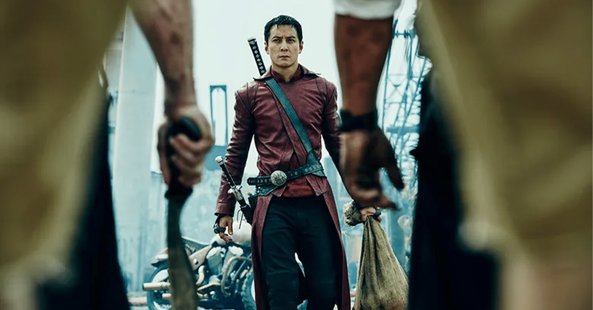 Daniel Wu as Sunny in AMC's Into the Badlands martial arts series.