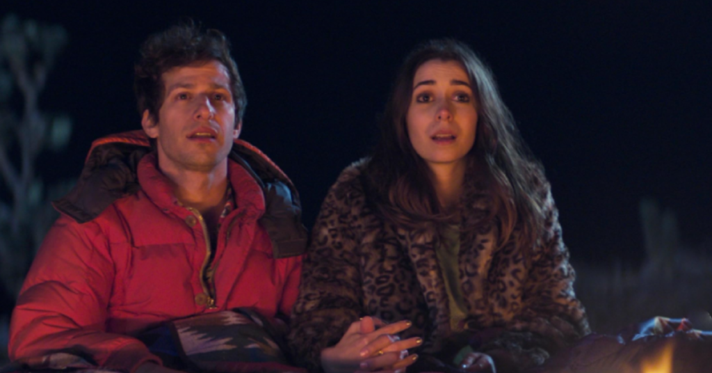 Andy Samberg and Cristin Milioti in Palm Springs (2020)