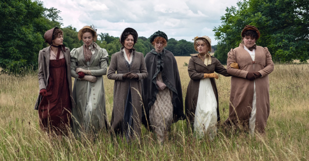An official pic from the upcoming Netflix adaptation of Pride and Prejudice (2026)
