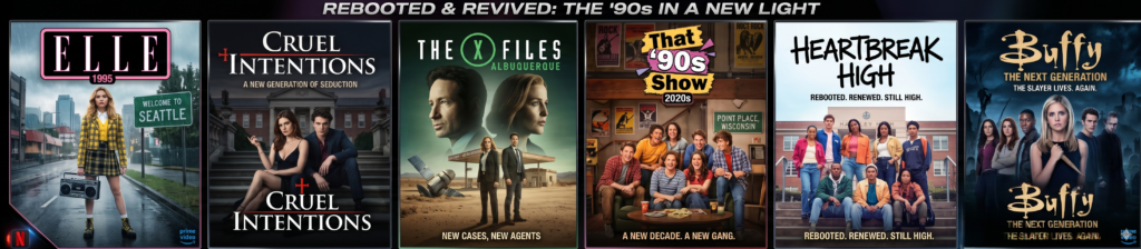 The 90's and early 00's properties are having a resurgance thanks to streaming services like Netflix and Prime Video.