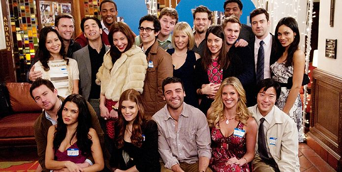 Oscar Isaac, Chris Pratt and Channing Tatum along other stars in 10 Years (2011)