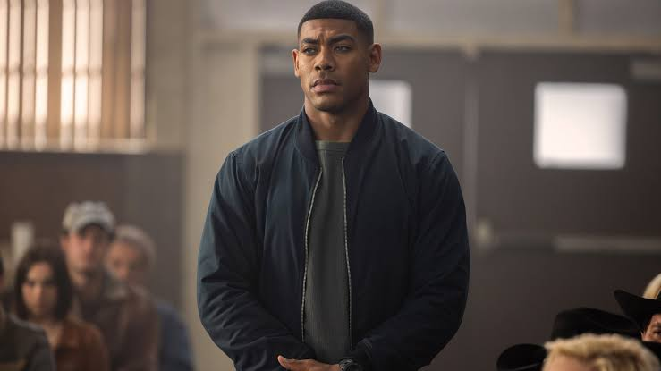 Aaron Pierce as John Stewart in HBO's Lanterns (2026).