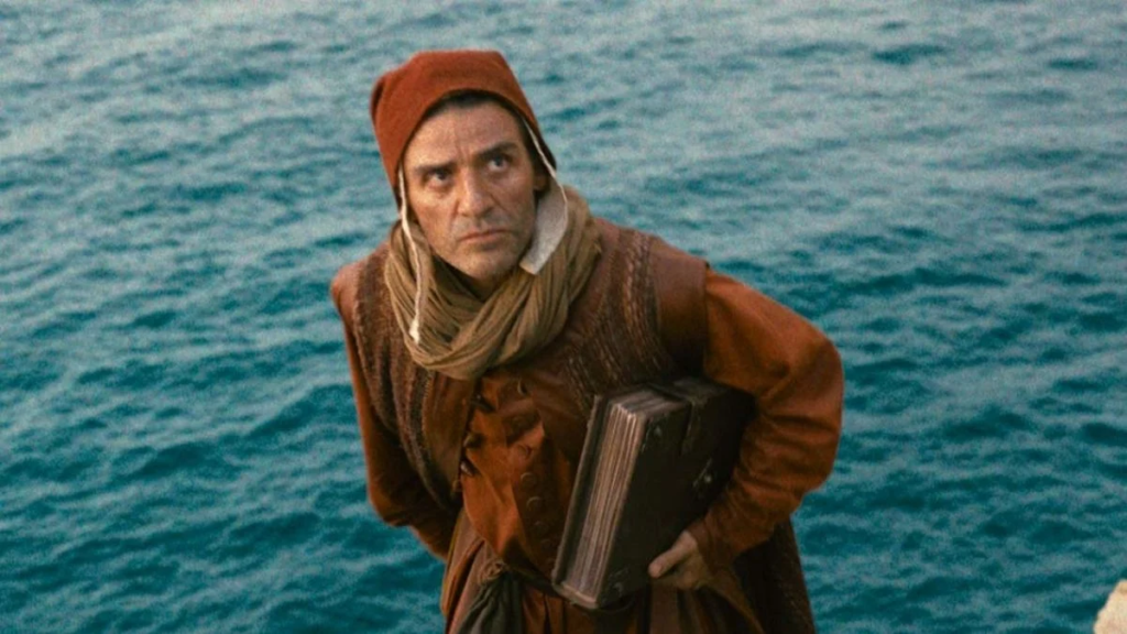 Oscar Isaac in Netflix's The Hand of Dante (2026).