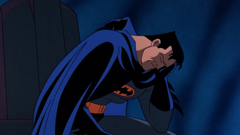 Bruce Wayne as Batman is a complex character in BTAS (1992).