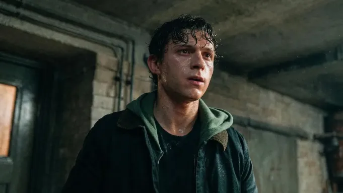 Tom Holland in Spider-Man Brand New Day (2026). The movie has a darker tone.