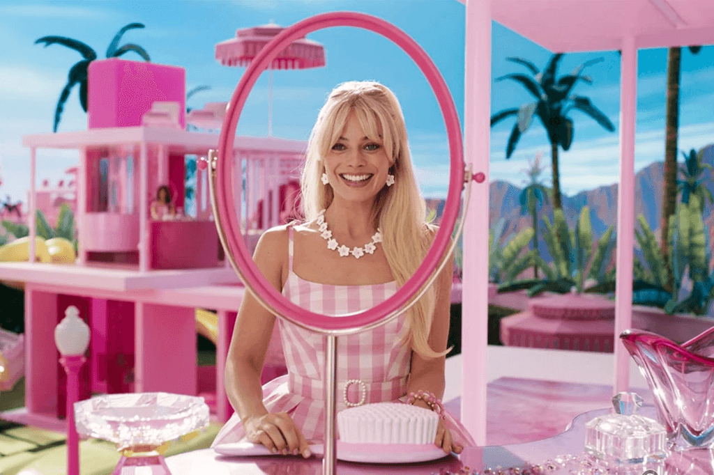 Margot Robbie in Barbie (2023).