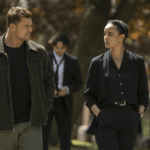 Alan Ritchson and Maria Sten as Jack Reacher and Neagley.
