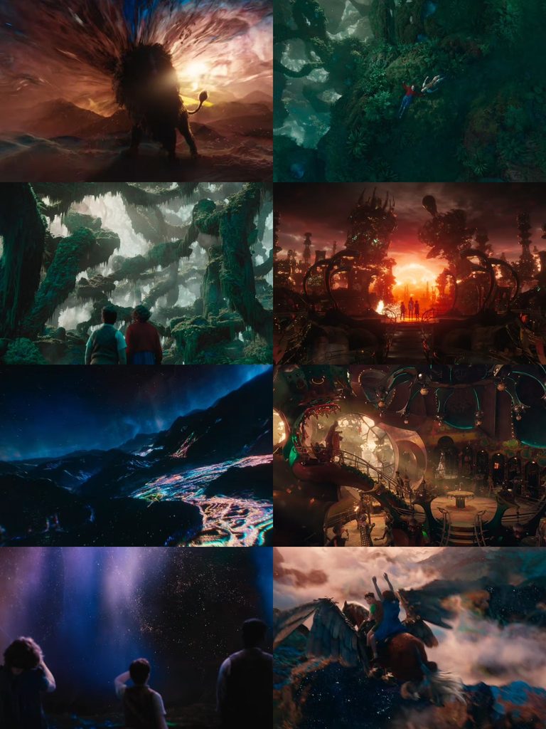 Stills from Netflix's Narnia: The Magician's Nephew.