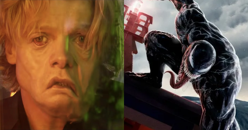 DC's villain Clayface on the left. Sony's villain Venom on the right.