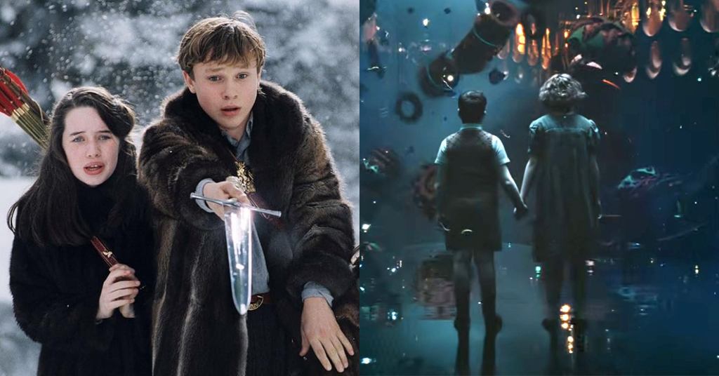 On the left: Chronicles of Narnia: The Lion, The Witch and the Wardrobe (2005). On the right: Narnia: The Magician's Nephew (2027)