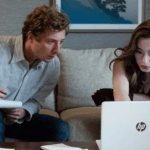 Jeremy Allen White and Mikey Madison in The Social Reckoning (2026).